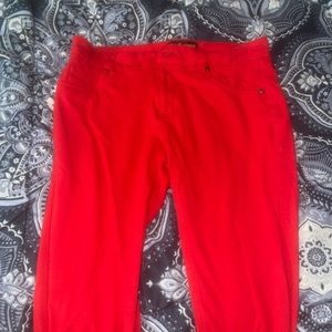 Like an Angel red high rise skinny jeggings!